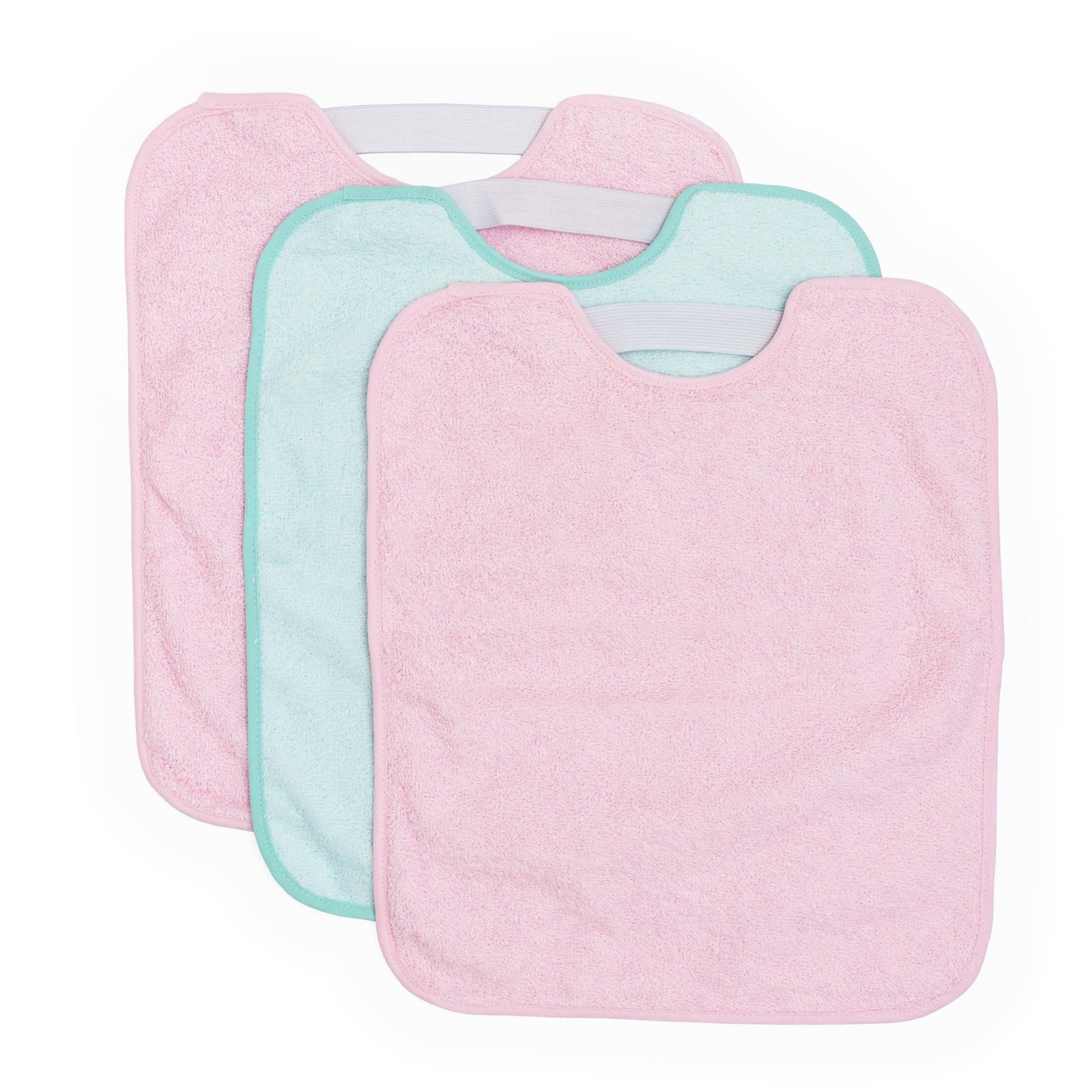 Ti TIN Pack 3 Baberos Bebé Impermeables 31x38 cm, +12 Meses